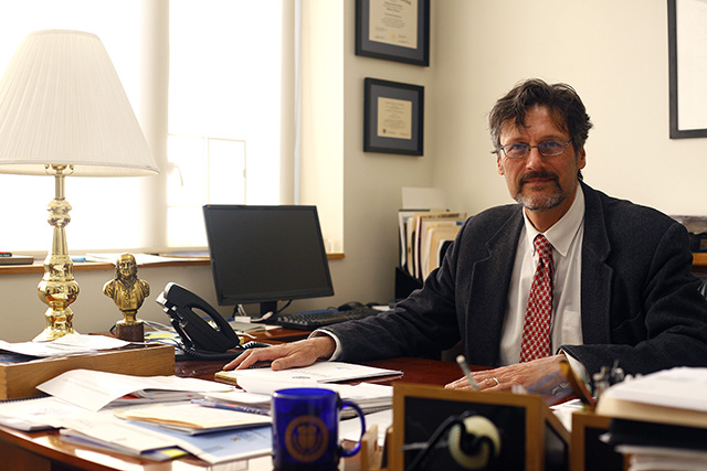 Anthony Benoit in his office