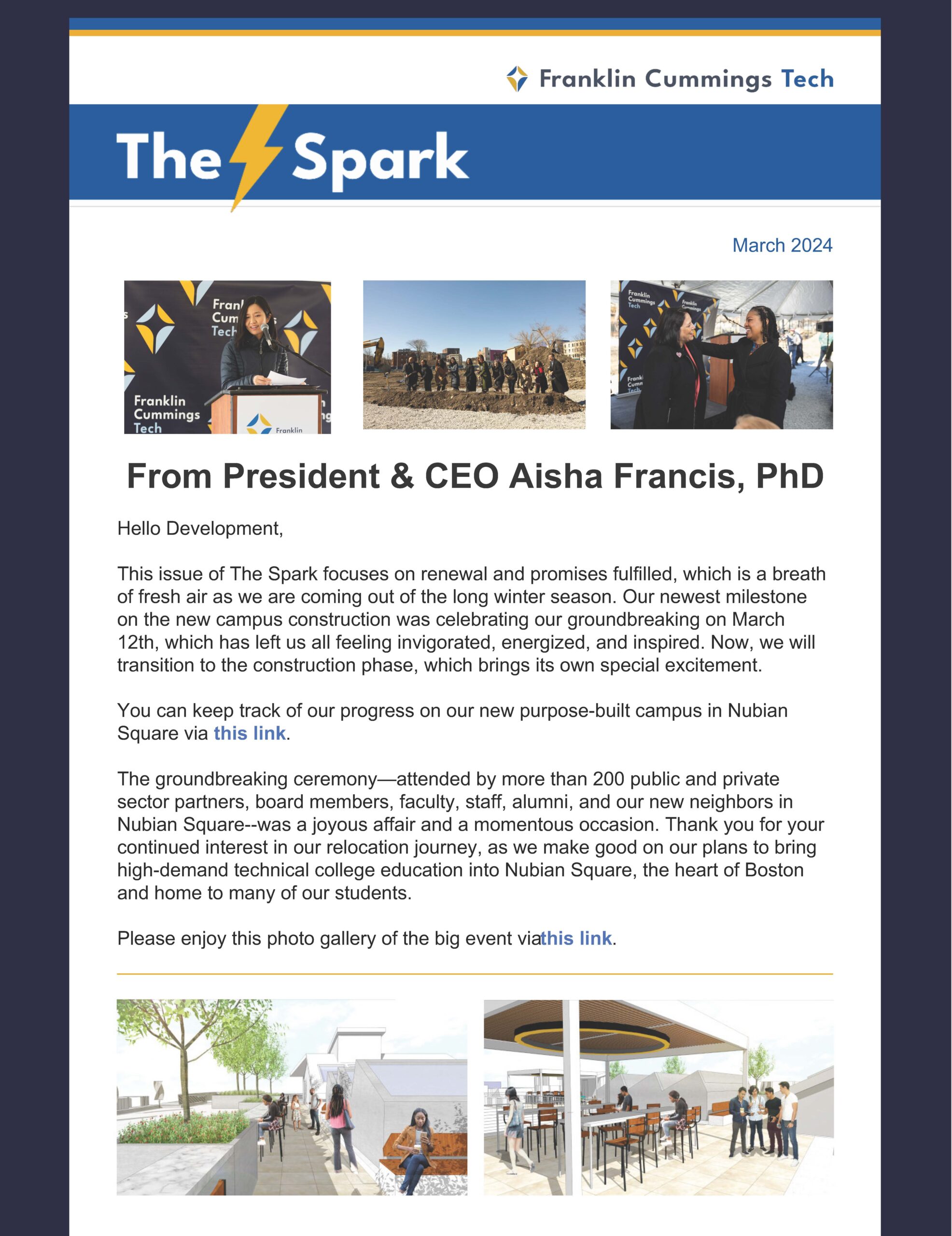March 2024 issue of The Spark