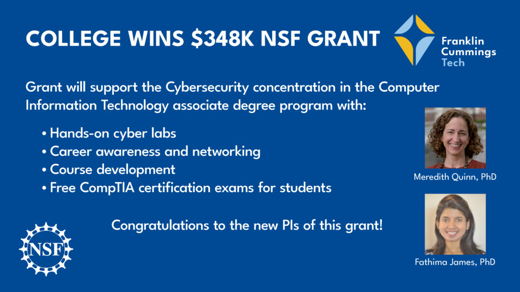 NSF Cybersecurity Grant graphic