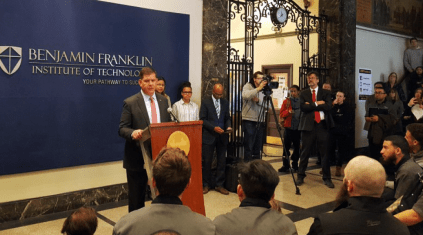 Tuition Free Press Conference with Mayor Martin Walsh