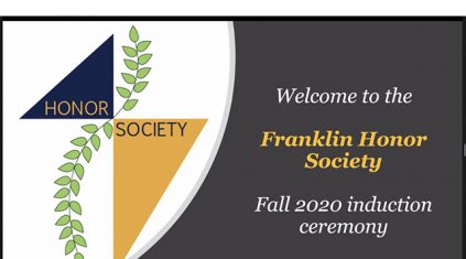 Franklin Honor Society Induction Ceremony