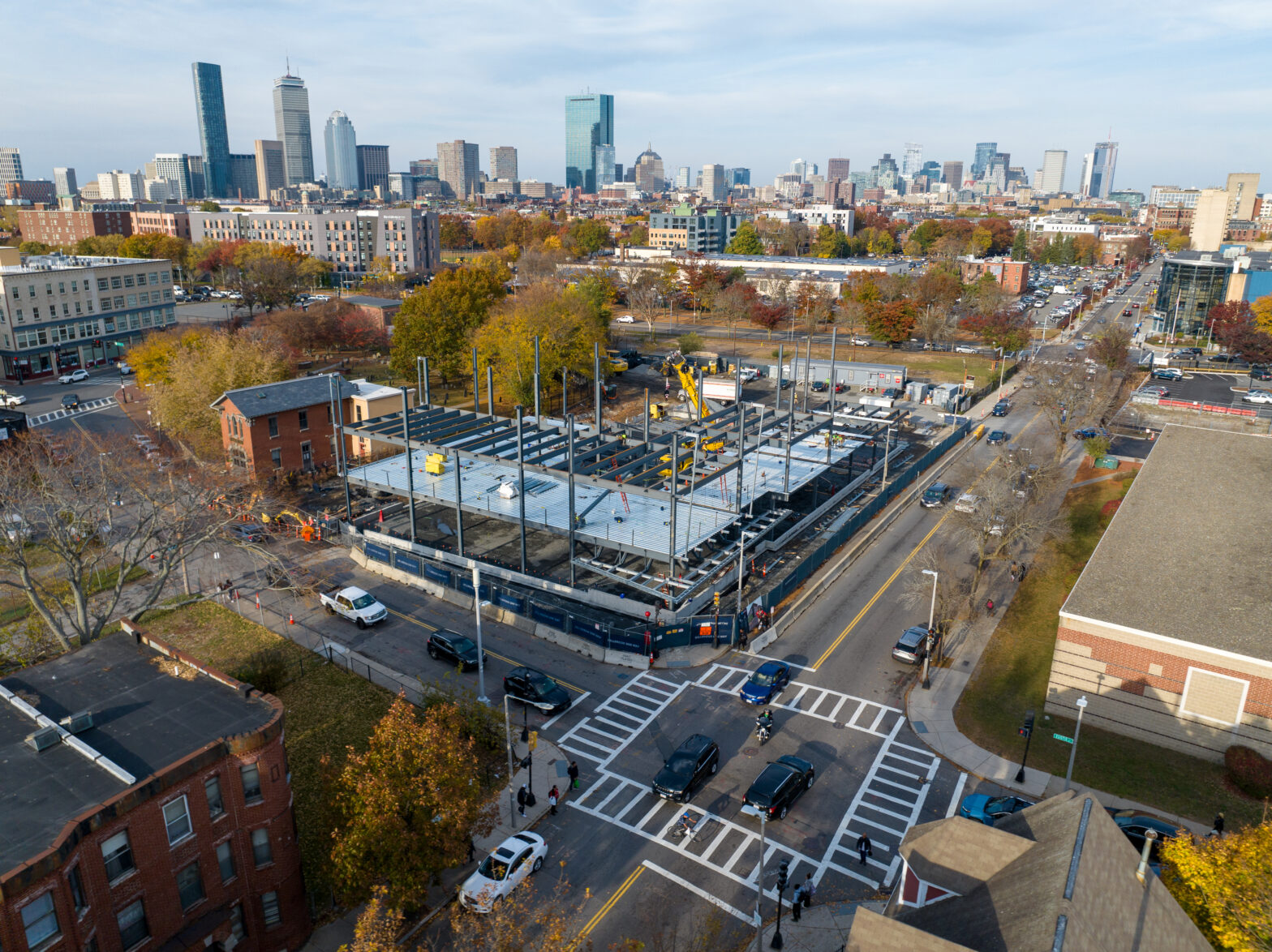 Steel Rises at Nubian Square campus site